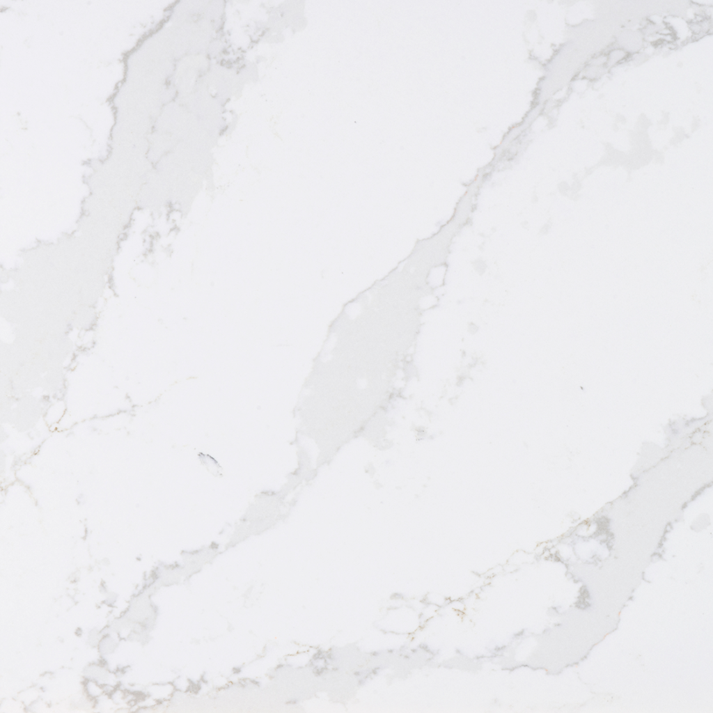 Et Calacatta Gold quartz countertop close up